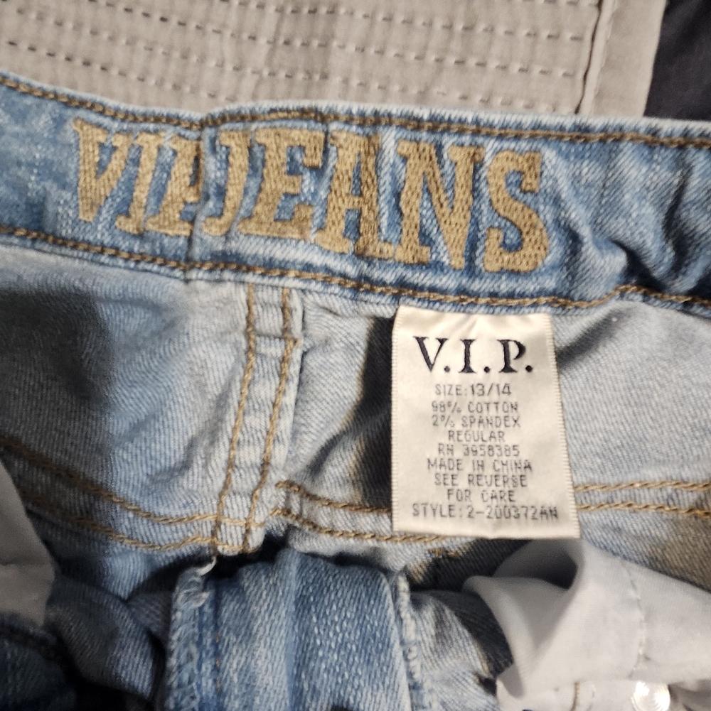 VIP Ripped Light Blue Skinny Jeans - Picture 4 of 4